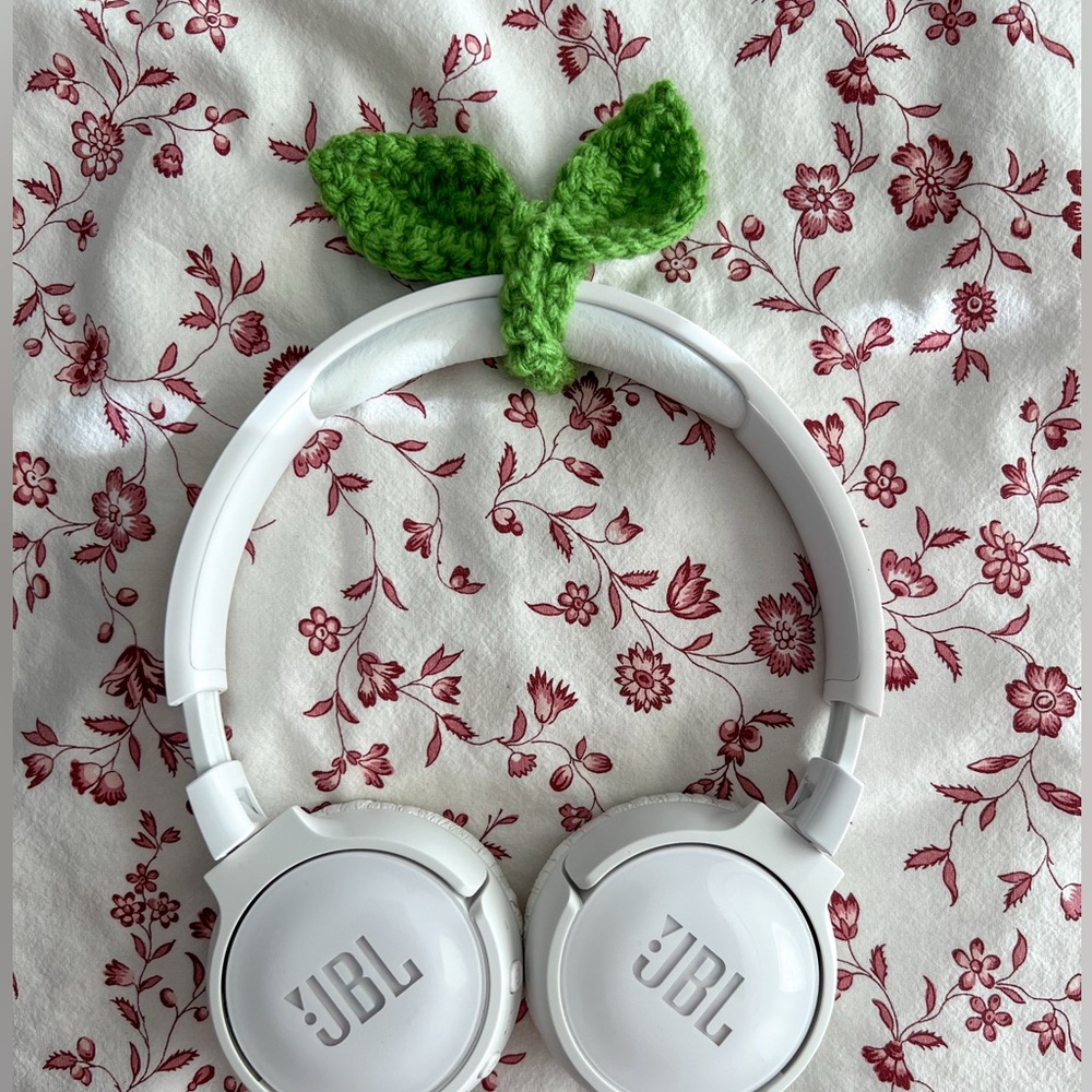 Handmade Crochet Sprout 🌱Accessory ~ Headphone Charm / Bookmark / Organizer